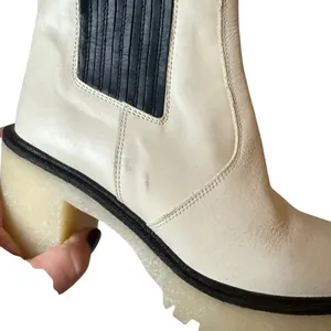 Free People Lug Sole James Chelsea Boots White Leather NEW Size EU 38 US 7.5 thumbnail 12