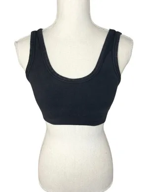 Alo black seamless chosen bra activewear athletic workout yoga gym Gorpcore thumbnail 1