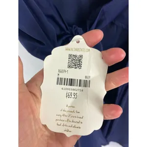 NWT Altar'd State Bow Back Sleeveless Mini Dress Navy Size Medium thumbnail 5