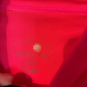 Hot Pink Athletic workout Long sleeve Zip up XL thumbnail 2