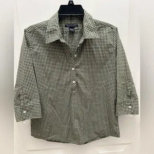 Vintage Abercrombie & Fitch Half Button Front Shirt thumbnail 1