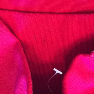 NWOT Jcrew wide button collar sweatshirt rasberry pink Sz XS marks inside collar thumbnail 7