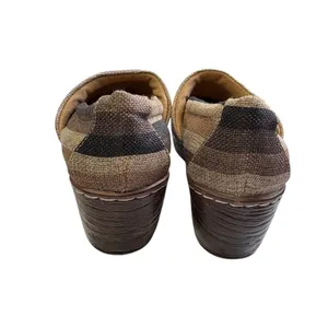 B.O.C. Women's Nadiyya Striped Clogs Comfort Slip On‎ Wood Heel Boho Size 7.5 thumbnail 3