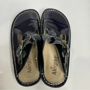 Alegria Donnadigo purple patent leather mules slip on shoes women’s‎ size 37 thumbnail 6