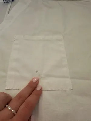 Cherokee White Scrub Top thumbnail 4