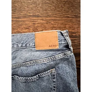 Aeropostale 90s Baggy Jeans‎ Womens 18R Blue High Rise Non Stretch Cotton Denim thumbnail 4
