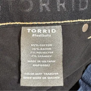 Torrid Women’s Bombshell Skinny Button Fly Jeans thumbnail 9