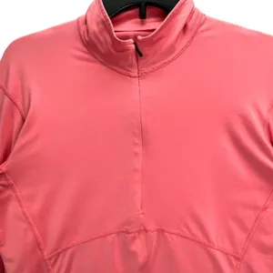 Mountain Hardwear Pullover Womens M Salmon Pink Half Zip Lightweight Sweatshirt‎ thumbnail 2