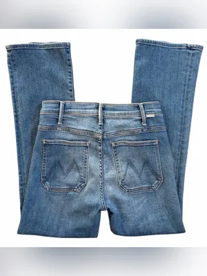 Mother Denim Patch Pocket Insider Ankle Happy Pill Wash thumbnail 2