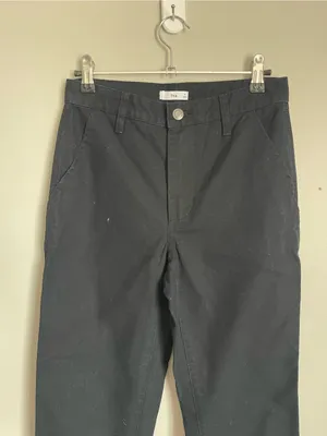 TNA | Black Cargo Utility Pocket Straight Leg Chino Pants Sz 0 thumbnail 4