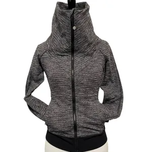 Lululemon Be Present Jacket Coco Pique Black 2 thumbnail 4
