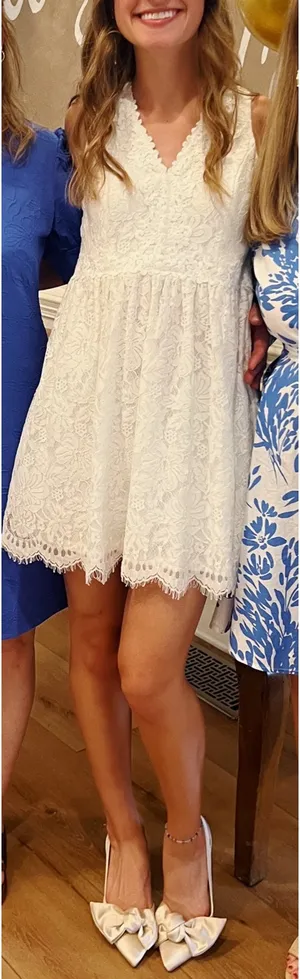 White Lace Altar'd State Dress thumbnail 1