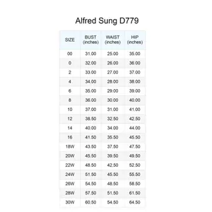 Alfred Sung D772 High‎ Neck Cutout Satin Twill Dress Dusk Blue Size 2 thumbnail 5