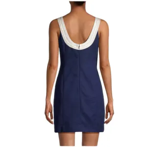 Lilly Pulitzer Valli Shift True Navy Dress New with Tag W-587 Sz 0 thumbnail 6