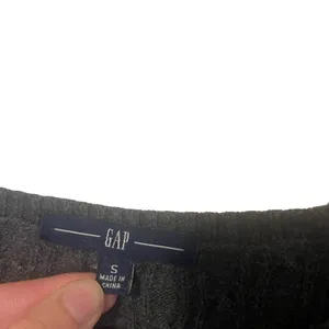 Gap Women's Size Small‎ Grey Fisherman Knit Cotton Sweater thumbnail 5