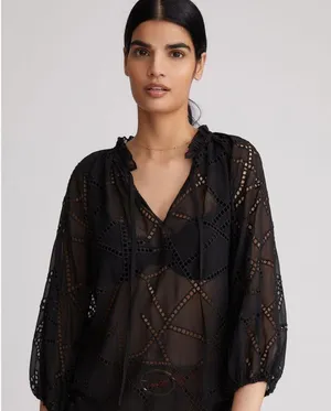 Anthropologie Caballero Lace Blouse Size S NWOT thumbnail 2