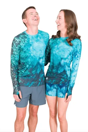 Hooded sun shirt Blue Size M thumbnail 4