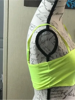 American Apparel Neon Lime Cotton-Spandex Tank thumbnail 6