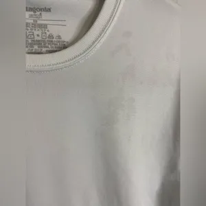 PATAGONIA capaliene silkweight white athletic top thumbnail 4