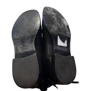 Valentino Black Leather Bow Ankle Boots – Women’s 36.5 (US 6.5) FLAW thumbnail 4