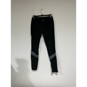 Woman’s 90 Degrees By Reflex Black Long Active Jogging Pants Medium thumbnail 4