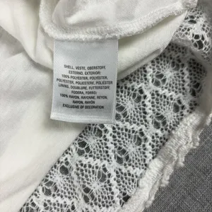 Akemi + Kin Tank Top Womens‎ S White Scoop Neck Lace Anthropologie Lined Boho thumbnail 10