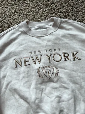 Abercrombie & Fitch NYC Embroidered Crewneck Sweatshirt thumbnail 2
