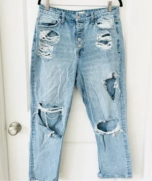 alter’d state Vervet Button Fly Destroyed Jeans 30 thumbnail 2