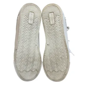 Gianni Bini Shoes Womens Size 7 White Pearl Embellished Low Top Leather Sneakers thumbnail 8