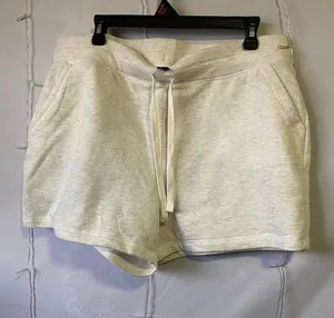 Women’s Cream Drawstring Casual Lounge Shorts Size L thumbnail 1