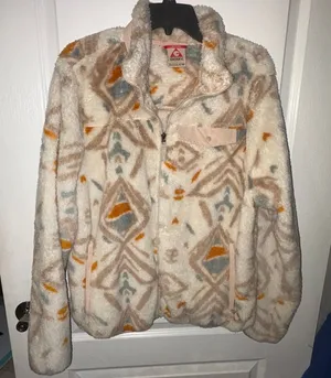 Gerry Women's Aztec/Southwestern High-Pile Sherpa Fleece Jacket. thumbnail 1