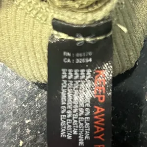 Olive Green Ribbed Lace Trim Crop Top Bralette Festival Y2K Women’s thumbnail 6