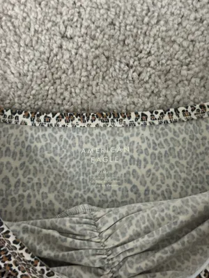 American Eagle Tube Top Leopard Print thumbnail 2