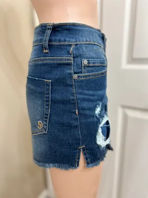 Indigo Rein Shorts Jean waist 26 size 5 thumbnail 2
