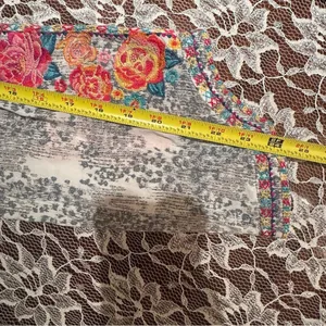 Savannah Jane Embroidered Boho Leopard Long Sleeve Blouse Size Large‎ thumbnail 16