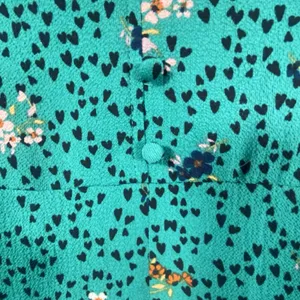 Bebop Floral Midi Dress‎ L XL Flutter Sleeve Babydoll Cottagecore Smocked Green thumbnail 13
