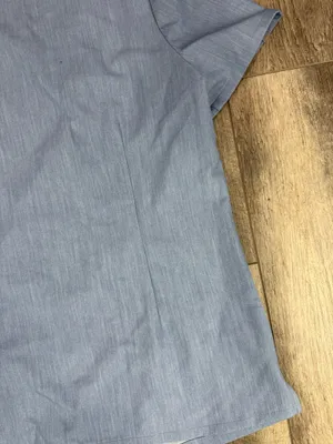 Figs Dusty Blue Catarina Scrub Top thumbnail 9