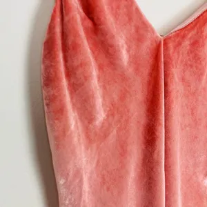 Fleur du mal pink silk blend v-neck camisole with silk lining. Size small. thumbnail 2
