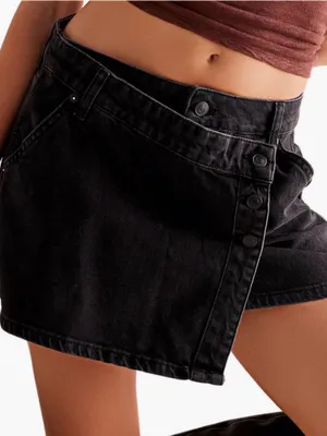 Free People We The Free Wynne Denim Skirt thumbnail 2