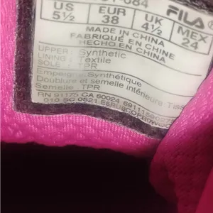 Women's Fila High-Top Sneakers size 5 1/2 thumbnail 3
