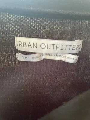 Urban Outfitters size small body con black dress long sleeve thumbnail 3