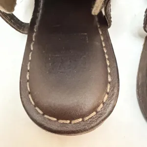 Frye Leather Thong Sandals Shoes Womens Size 6 Brown Buckle Adjustable Strap thumbnail 5