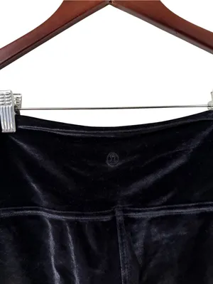 LULULEMON Wunder Lounge Black Velvet High Waisted Leggings thumbnail 5