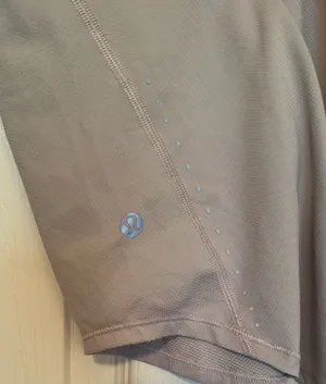 Lululemon Off White Athletic Short Sleeve Top thumbnail 4