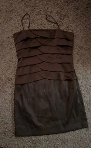 Alligator inspired dress Brown thumbnail 1