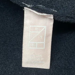 Thakoon Collective Black Wool Coat Size 8 Herringbone Design Dressy Wool EUC thumbnail 9