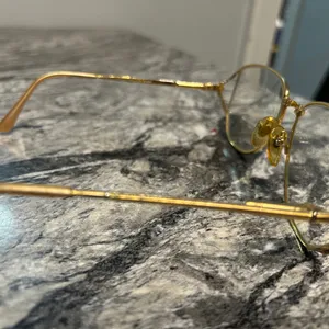 Elegant Gold Frame Glasses thumbnail 7