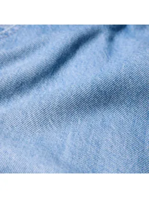 Uniqlo Drapey Denim Skort Light Blue Wash NWT XS thumbnail 6