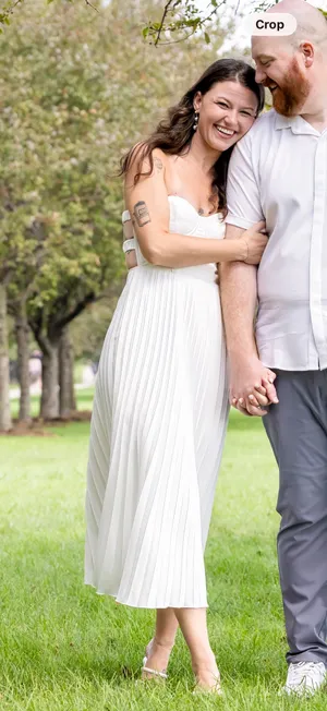 White Strapless Lulus Dress thumbnail 2