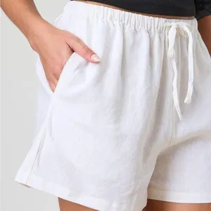 Glassons white linen shorts thumbnail 1